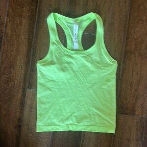 Lululemon Women's Neon Green Tank Top